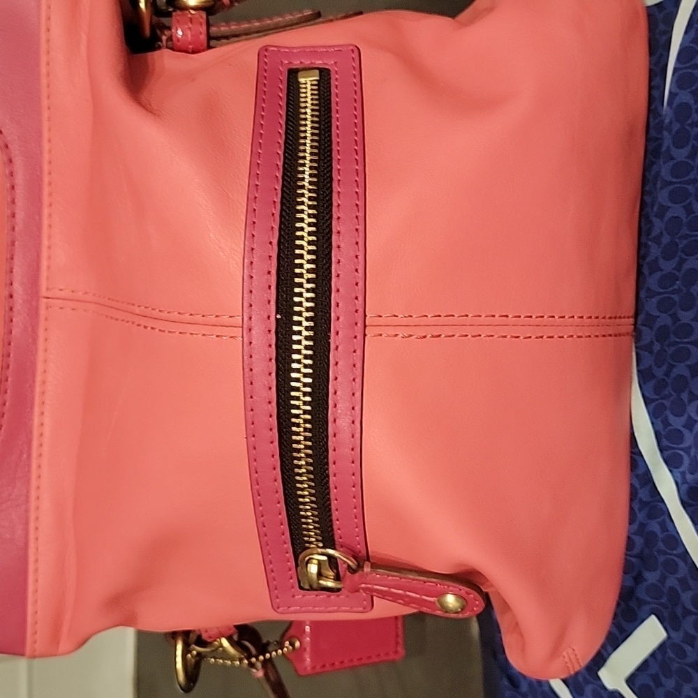 COACH BONNIE LEATHER FOLDOVER CROSSBODY BAG LIKE NWOT 13388